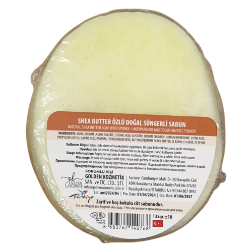 Mydłogąbka shea butter tył (1).png